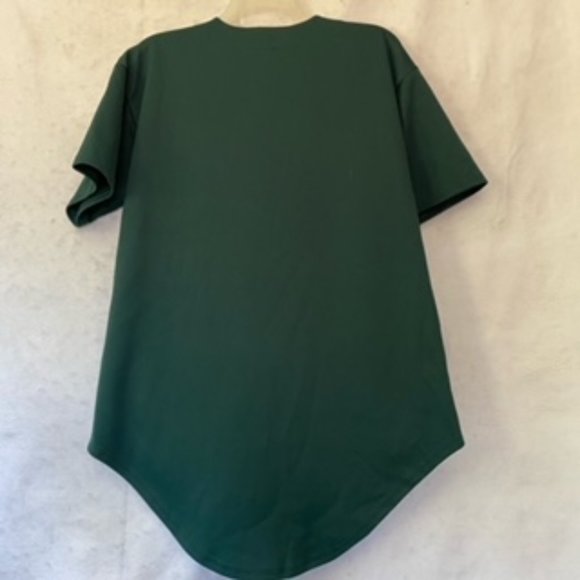 MJC Dark Forest Green Women's athletic Short Sleeve Jersey - Picture 2 of 9